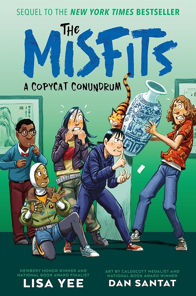 A Copycat Conundrum (The Misfits) by Lisa Yee, Dan Santat - Hardcover