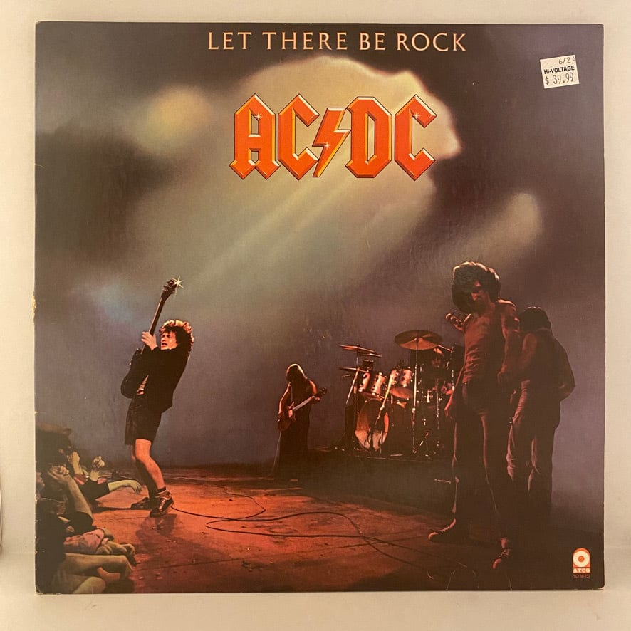 AC/DC – Let There Be Rock LP USED VG++/VG+ 1977 Pressing