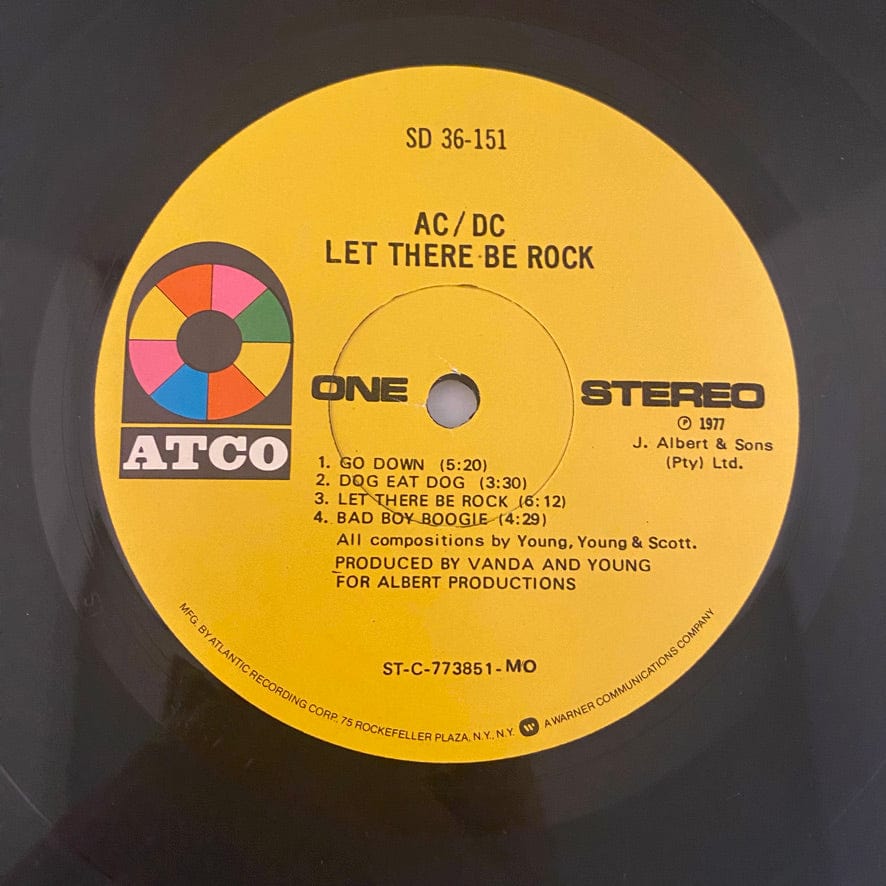 AC/DC – Let There Be Rock LP USED VG++/VG+ 1977 Pressing - Image 4