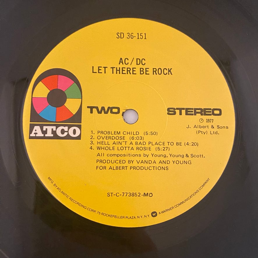 AC/DC – Let There Be Rock LP USED VG++/VG+ 1977 Pressing - Image 5