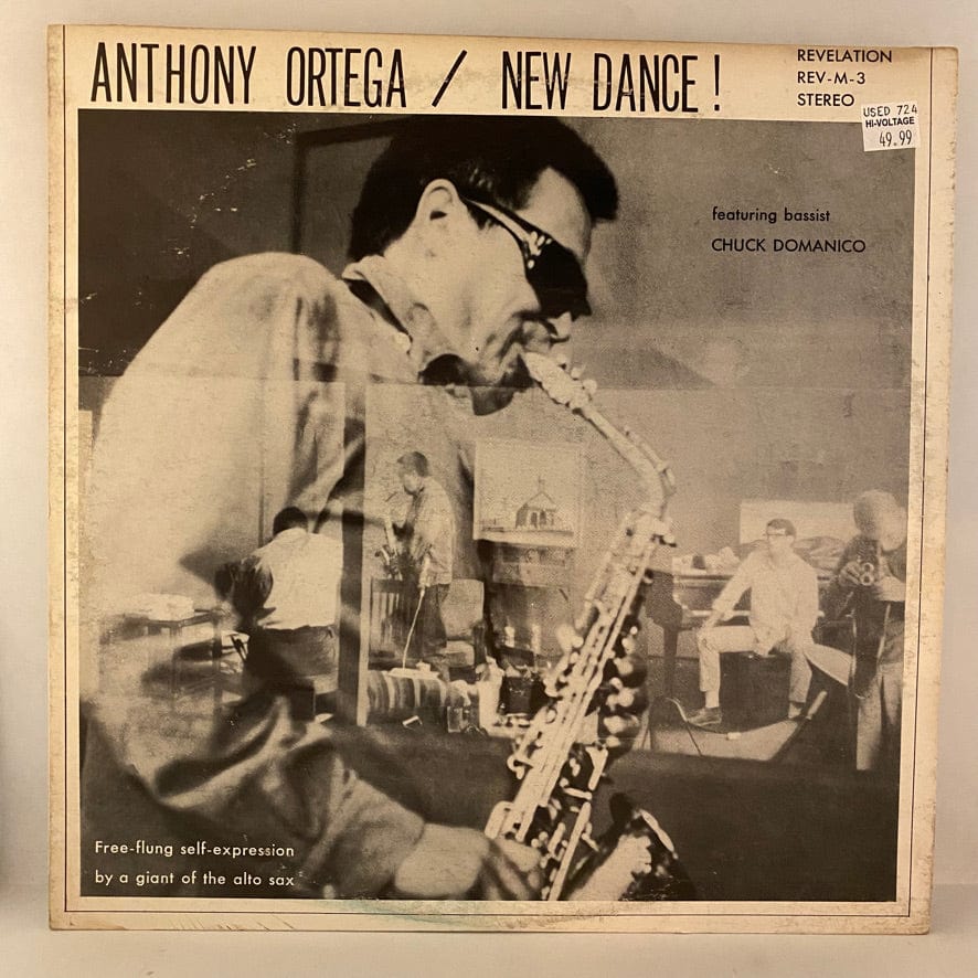 Anthony Ortega – New Dance! LP USED VG++/VG+ Stereo Pressing