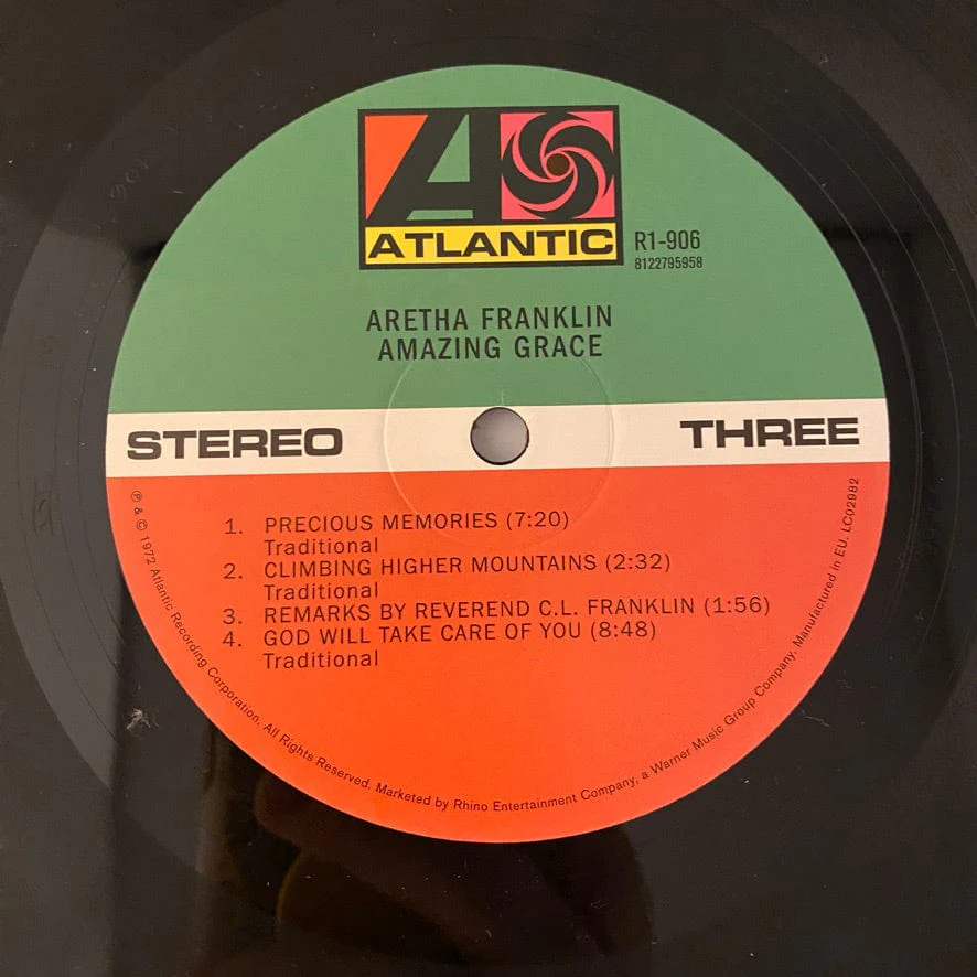 Aretha Franklin – Amazing Grace 2LP USED NM/NM 2014 180 Gram Pressing - Image 5