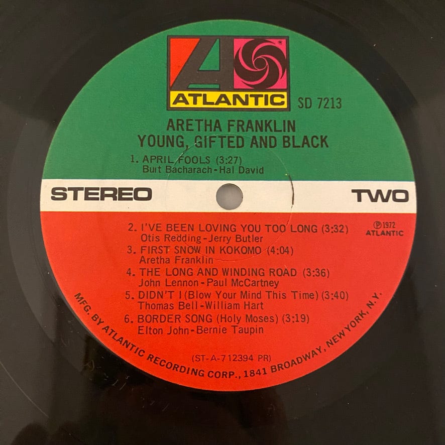Aretha Franklin – Young, Gifted And Black LP USED VG++/VG+ 1972 Pressing - Image 6