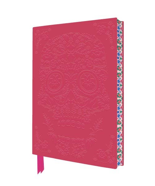 Artisan Art Flower Sugar Skull Notebook