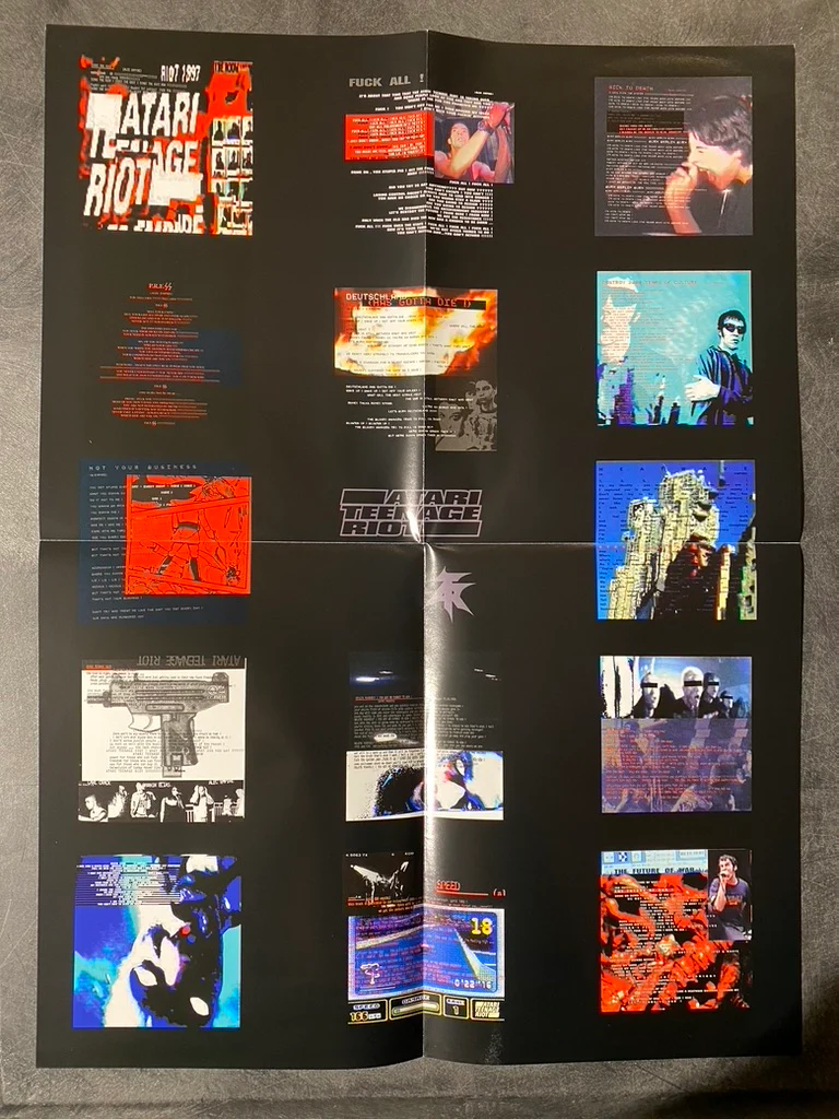 Atari Teenage Riot – Burn, Berlin, Burn! 2LP USED VG++/VG - Image 8