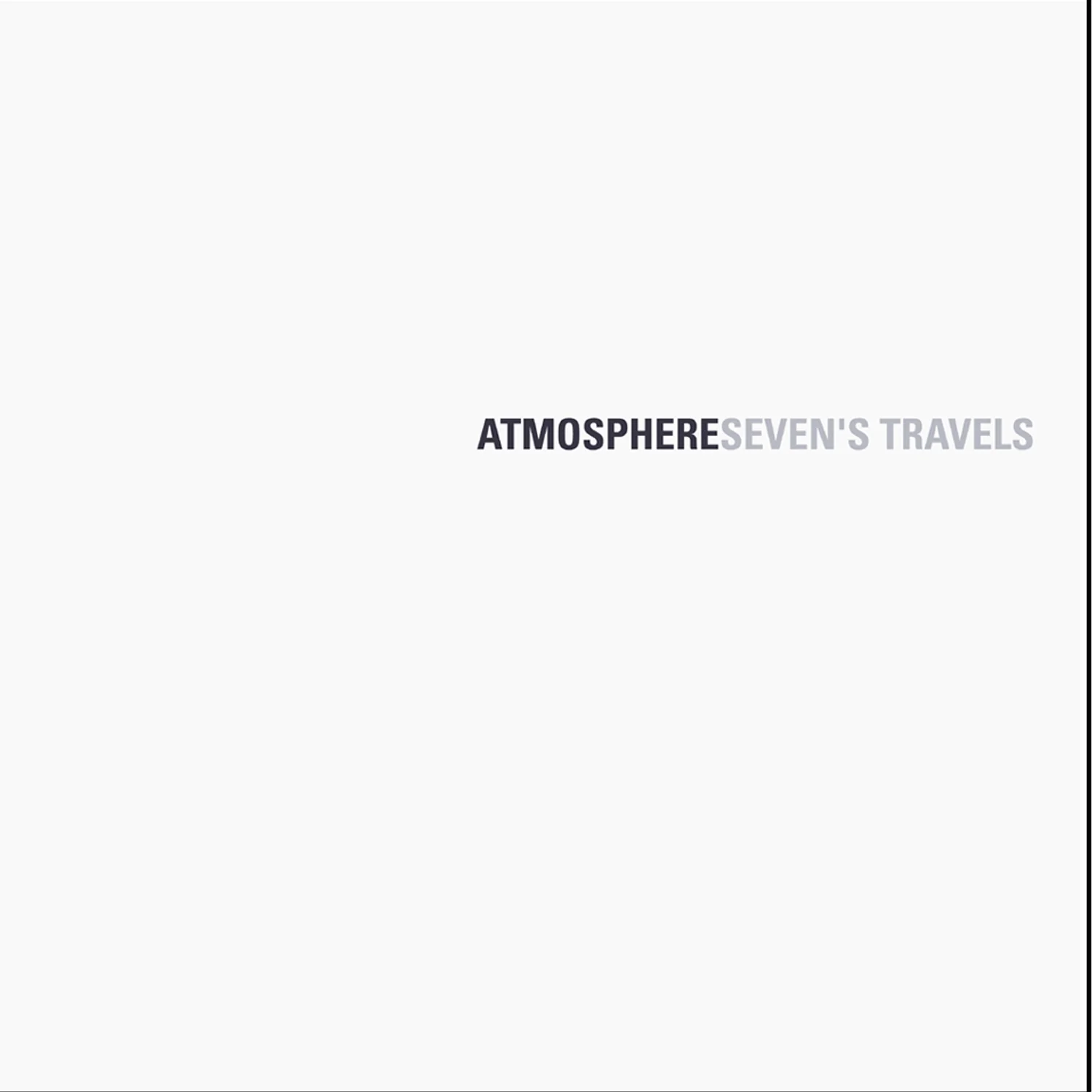 Atmosphere - Seven's Travels CD NEW