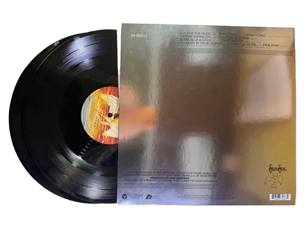 Bad Company – Run With The Pack LP USED Vinyl NM/NM Audiophile - Image 2