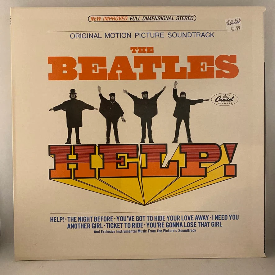Beatles – Help! (Original Motion Picture Soundtrack) LP USED VG++/NM Early-Mid 70s US Pressing