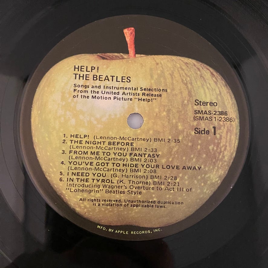 Beatles – Help! (Original Motion Picture Soundtrack) LP USED VG++/NM Early-Mid 70s US Pressing - Image 3