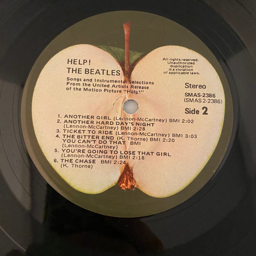 Beatles – Help! (Original Motion Picture Soundtrack) LP USED VG++/NM Early-Mid 70s US Pressing - Image 4