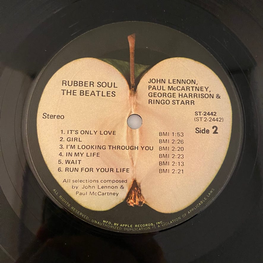 Beatles – Rubber Soul LP USED VG+/VG 1975 US Pressing - Image 5