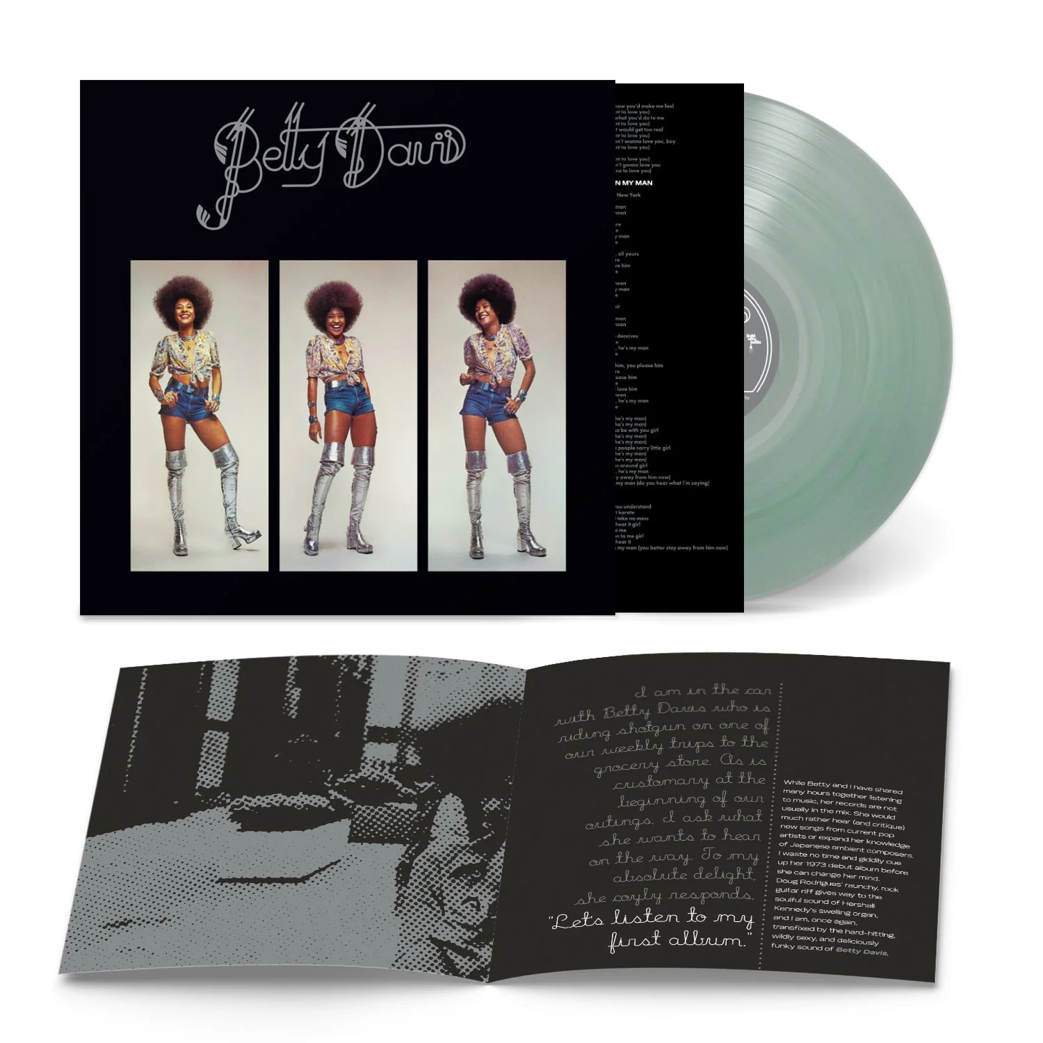 Betty Davis - Self Titled LP NEW CLEAR VINYL