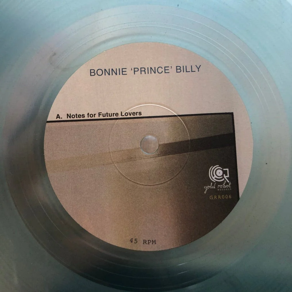 Bonnie 'Prince' Billy - Notes for Future Lovers 7" NM/NM Numbered COLOR VINYL USED V3 - Image 3