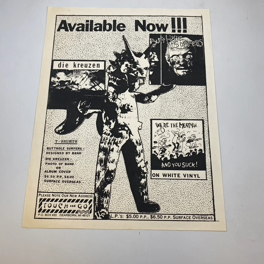 Butthole Surfers – Psychic... Powerless... Another Man's Sac LP USED Vinyl VG+/VG+ - Image 3