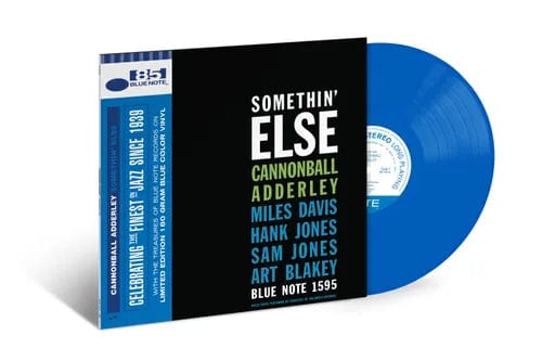 Cannonball Adderley - Somethin' Else LP NEW BLUE VINYL