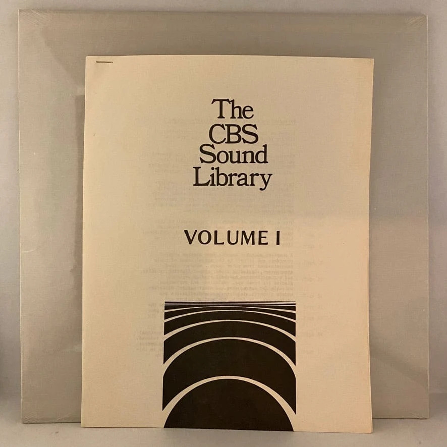 CBS Sound Library 15LP Set USED VG++/NM Sound Effects