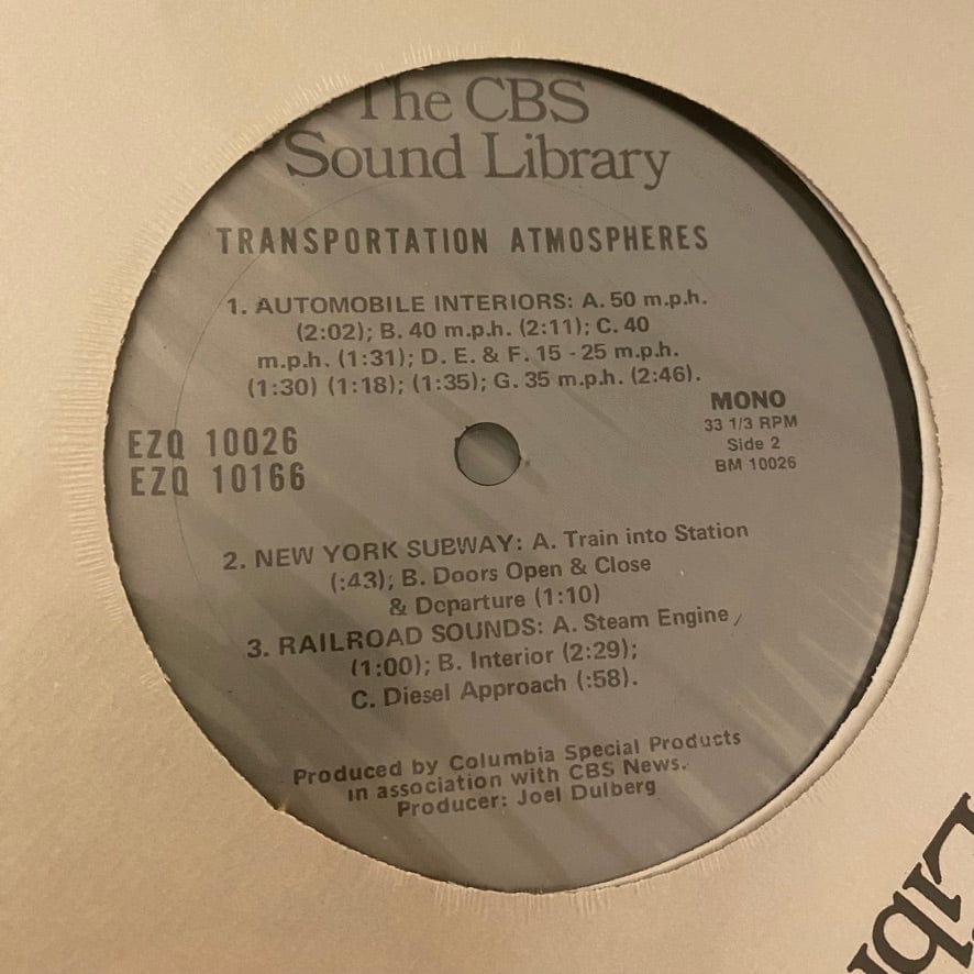 CBS Sound Library 15LP Set USED VG++/NM Sound Effects - Image 14