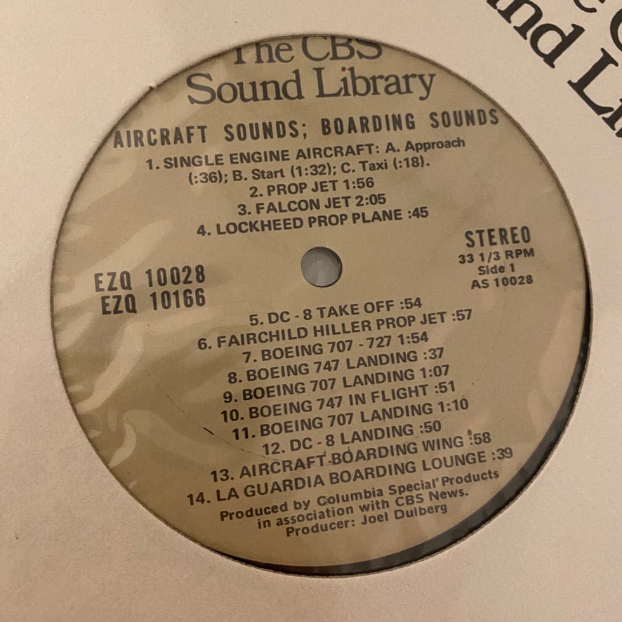 CBS Sound Library 15LP Set USED VG++/NM Sound Effects - Image 17