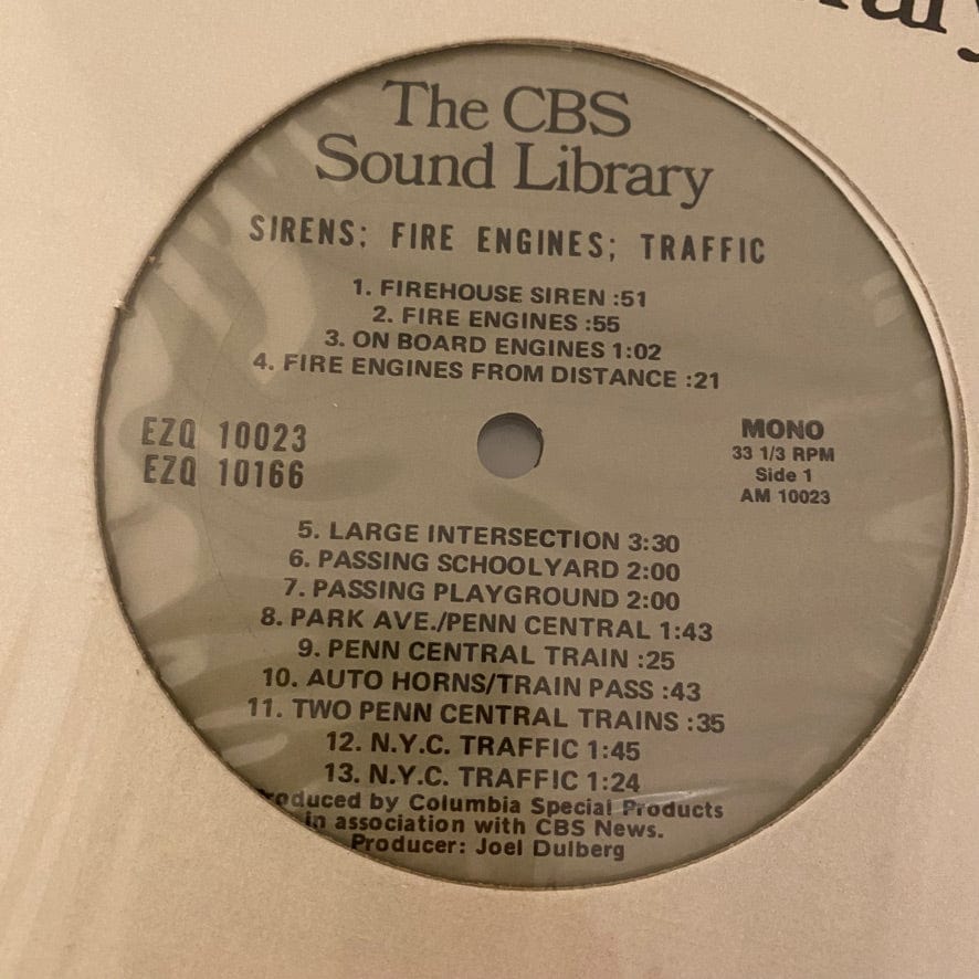 CBS Sound Library 15LP Set USED VG++/NM Sound Effects - Image 23