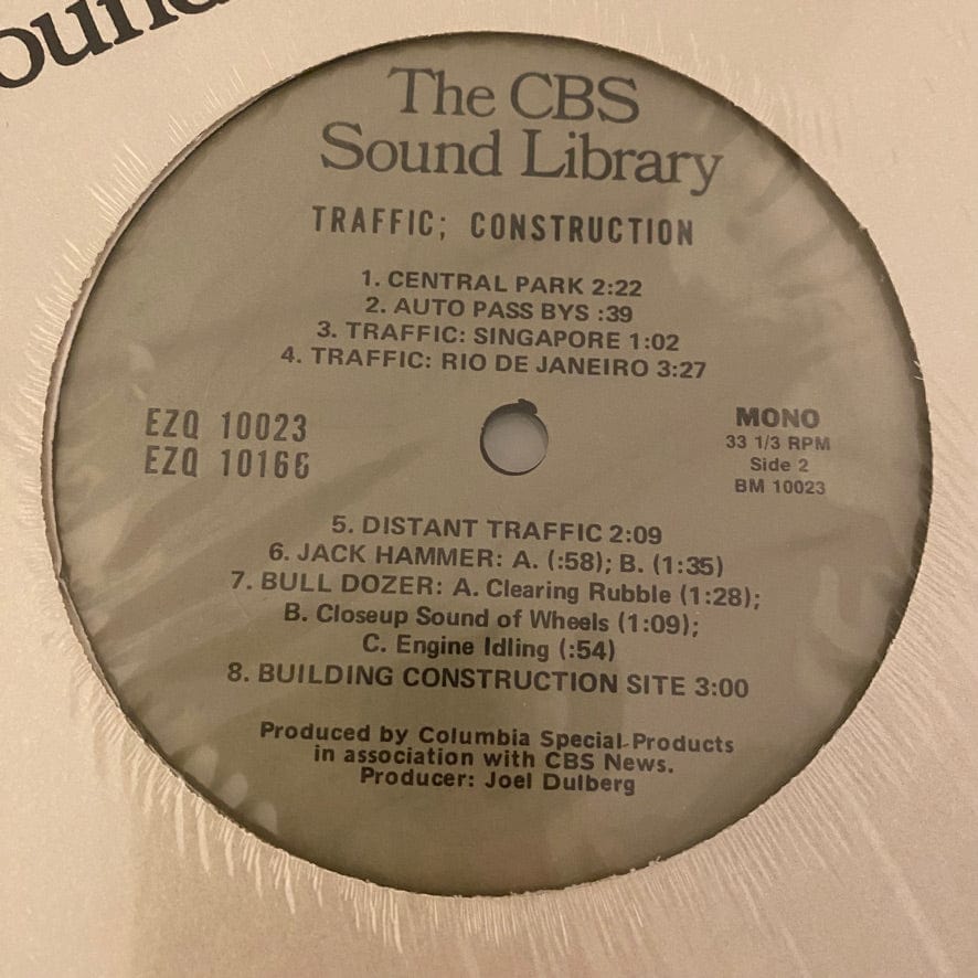 CBS Sound Library 15LP Set USED VG++/NM Sound Effects - Image 24