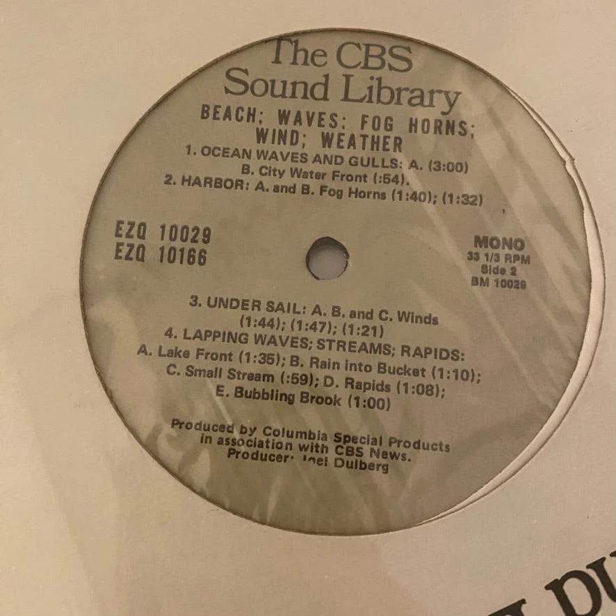 CBS Sound Library 15LP Set USED VG++/NM Sound Effects - Image 26