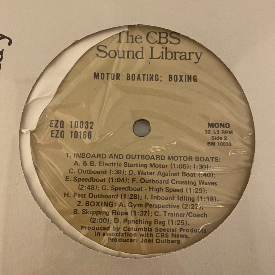 CBS Sound Library 15LP Set USED VG++/NM Sound Effects - Image 30