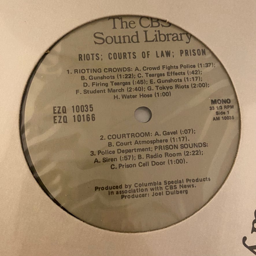 CBS Sound Library 15LP Set USED VG++/NM Sound Effects - Image 31