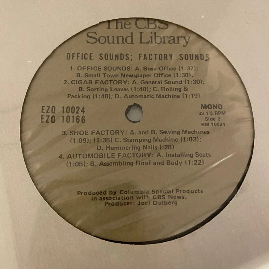 CBS Sound Library 15LP Set USED VG++/NM Sound Effects - Image 4