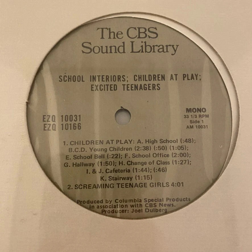 CBS Sound Library 15LP Set USED VG++/NM Sound Effects - Image 5