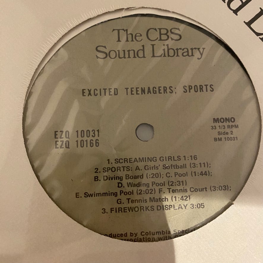 CBS Sound Library 15LP Set USED VG++/NM Sound Effects - Image 6
