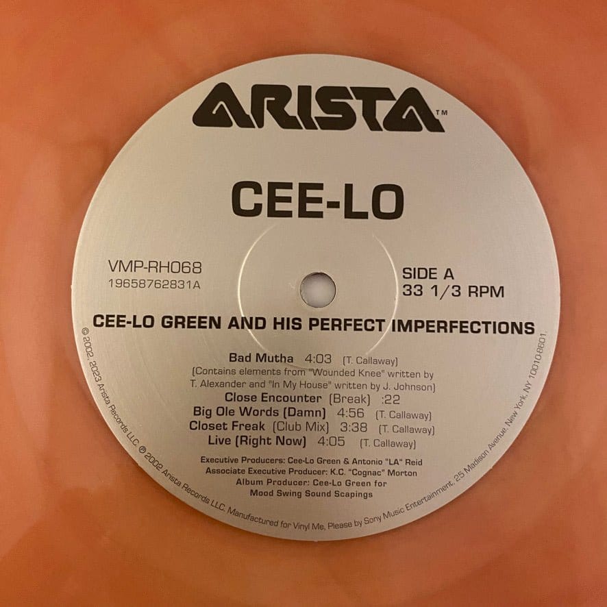 Cee-Lo – Cee-Lo Green And His Perfect Imperfections 2LP USED NM/NM Red Galaxy Vinyl VMP - Image 3