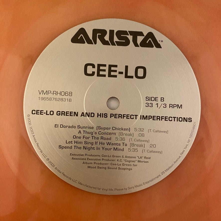 Cee-Lo – Cee-Lo Green And His Perfect Imperfections 2LP USED NM/NM Red Galaxy Vinyl VMP - Image 4