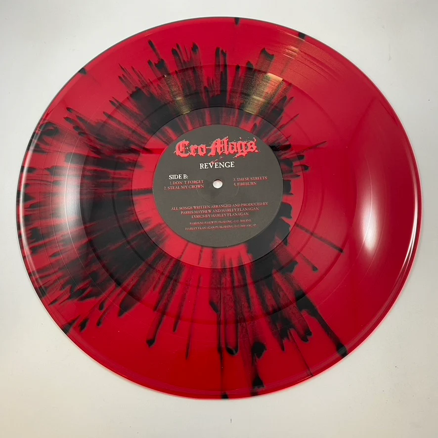 Cro-Mags – Revenge LP USED Vinyl VG+/VG+ Color Vinyl - Image 4