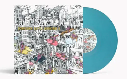 Dance Gavin Dance - Downtown Battle Mountain II (15th Anniversary) LP NEW Light Blue Glitter