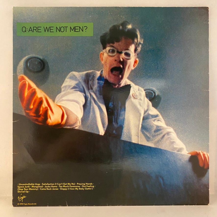Devo – Q: Are We Not Men? A: We Are Devo! LP USED VG++/VG+ European Pressing - Image 2