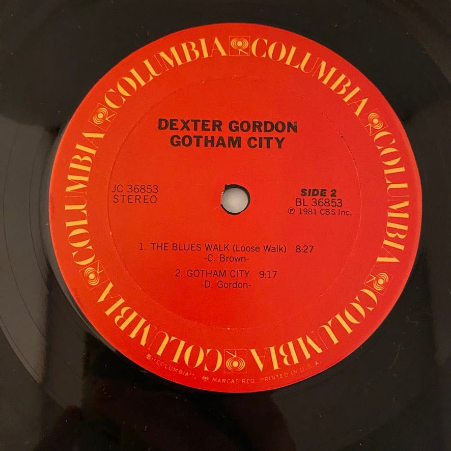Dexter Gordon – Gotham City LP USED VG++/VG+ - Image 4