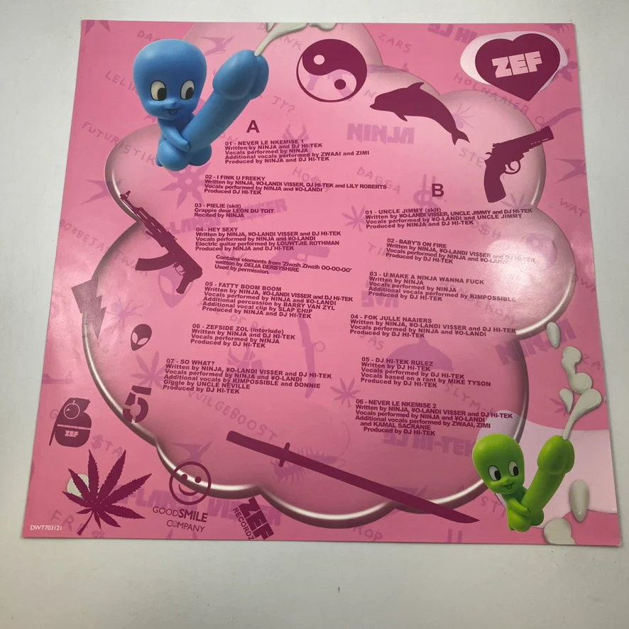 Die Antwoord – Ten$ion LP USED Vinyl VG/VG - Image 3