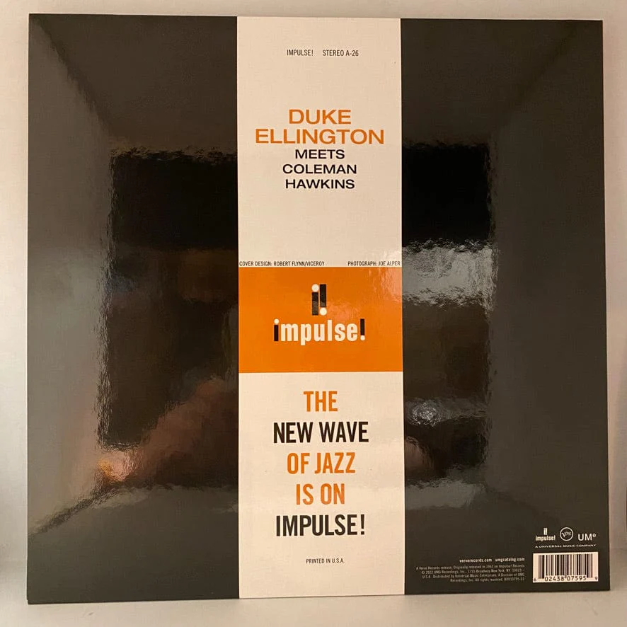 Duke Ellington/Coleman Hawkins – Duke Ellington Meets Coleman Hawkins LP USED NM/NM 180 Gram - Image 2
