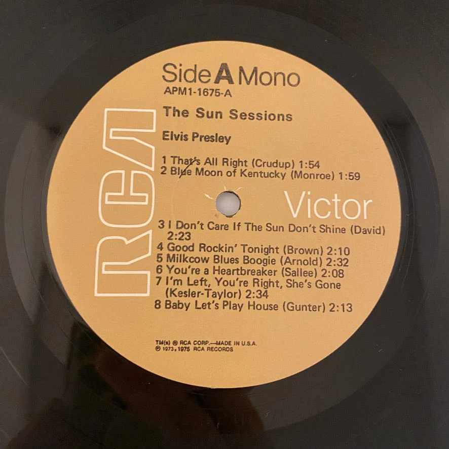 Elvis Presley – The Sun Sessions LP USED VG++/VG++ - Image 3