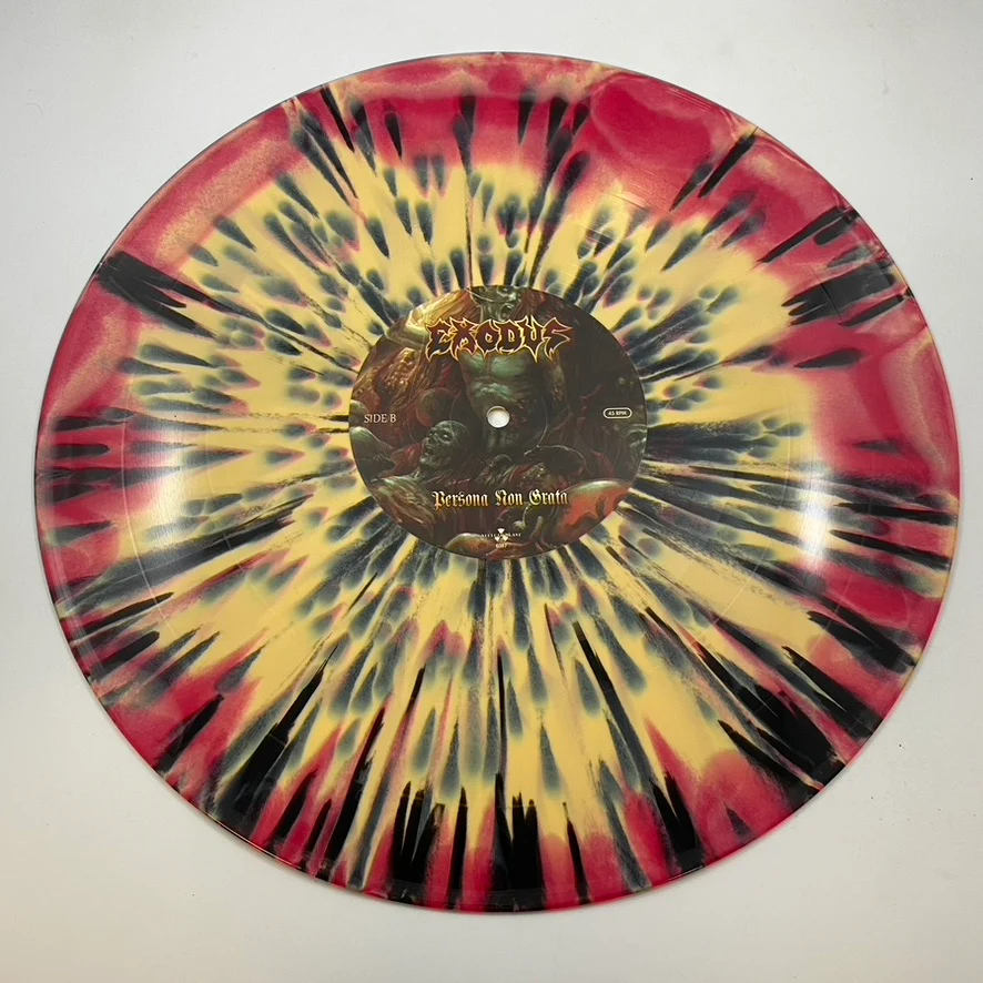 Exodus – Persona Non Grata LP USED Vinyl NM/VG+ / Color Vinyl - Image 5