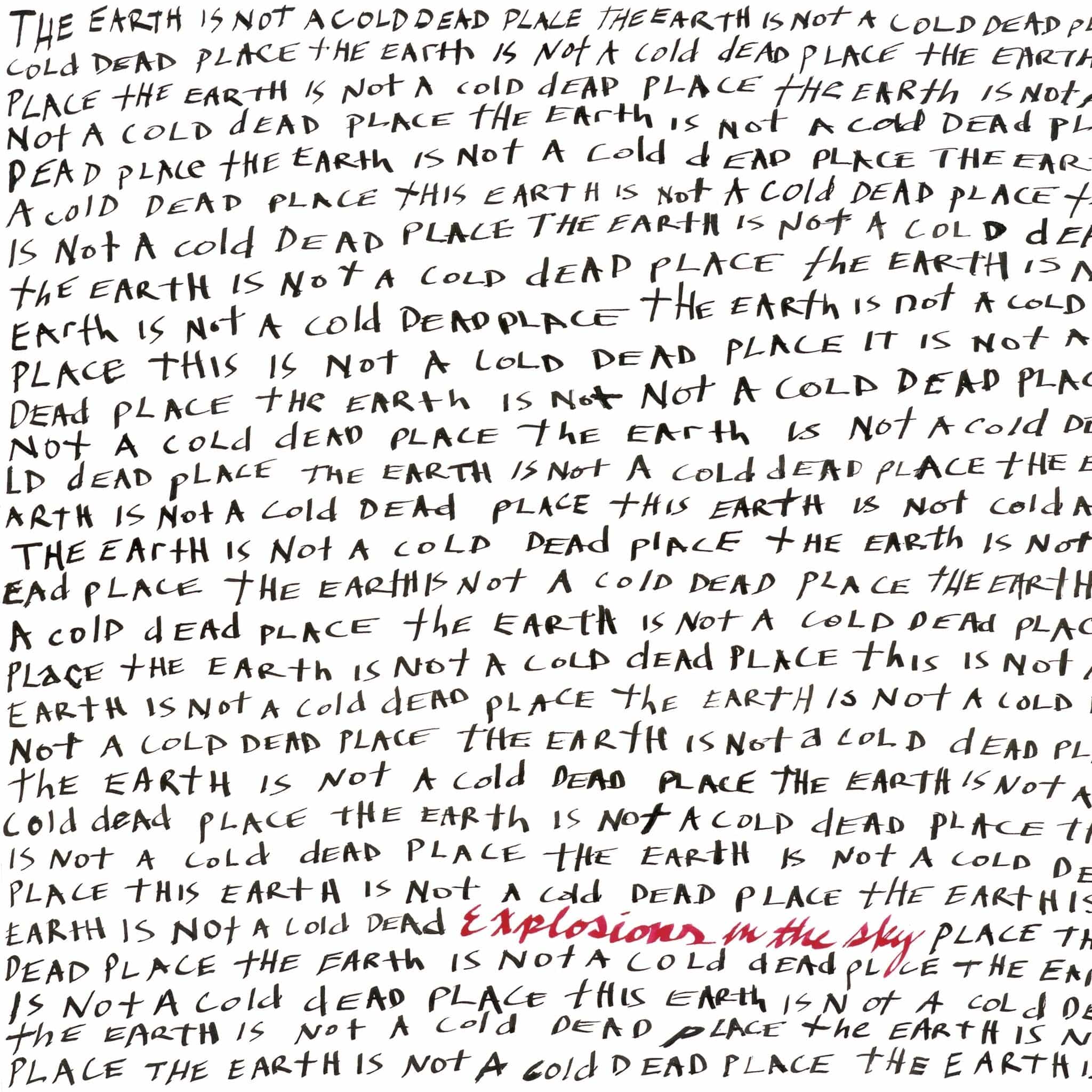 Explosions in the Sky - The Earth Is Not a Cold Dead Place (Anniversary Edition) 2LP NEW RED VINYL