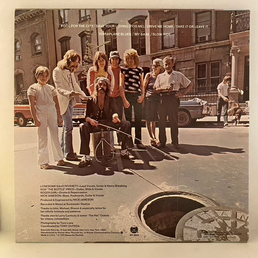 Foghat – Fool For The City LP USED NM/VG++ 1975 Record Club Pressing - Image 2