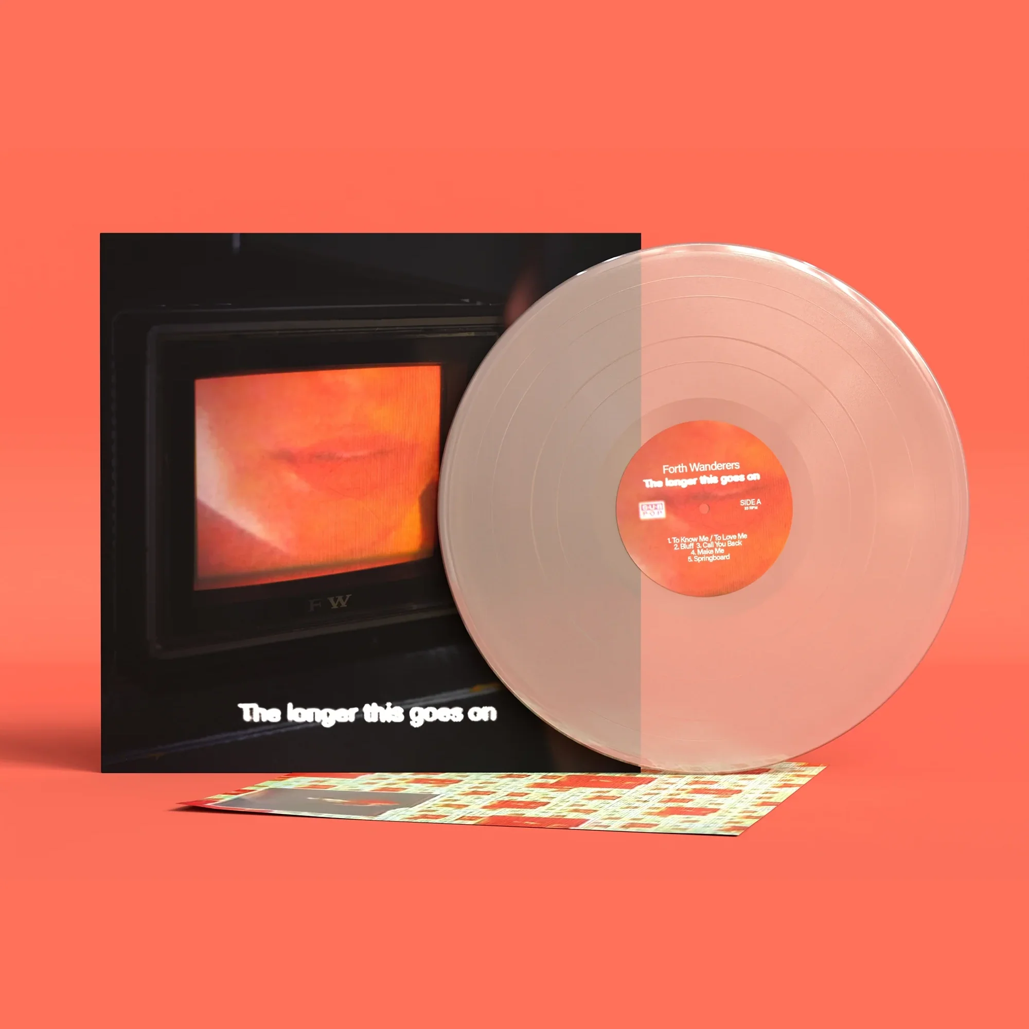 Forth Wanderers - The Longer This Goes On LP NEW LOSER EDITION