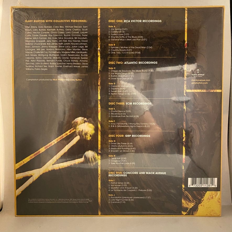 Gary Burton – Take Another Look: A Career Retrospective 5LP Box Set USED NOS STILL SEALED 180 Gram - Image 2