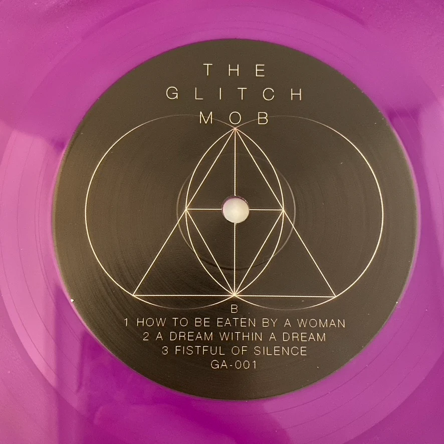 Glitch Mob – Drink The Sea 2LP USED VG++/VG+ Purple/Silver Marble Vinyl - Image 5