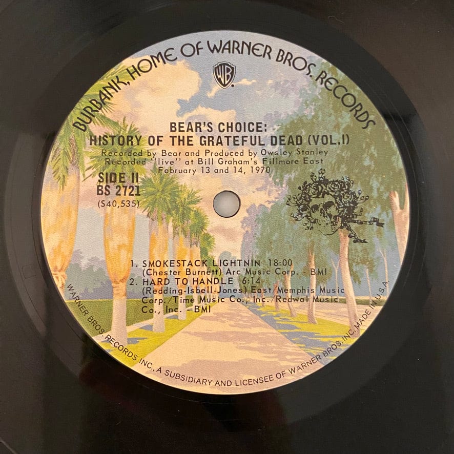 Grateful Dead – History Of The Grateful Dead, Vol. 1 (Bear's Choice) LP USED NM/VG++ 1973 Pressing - Image 5