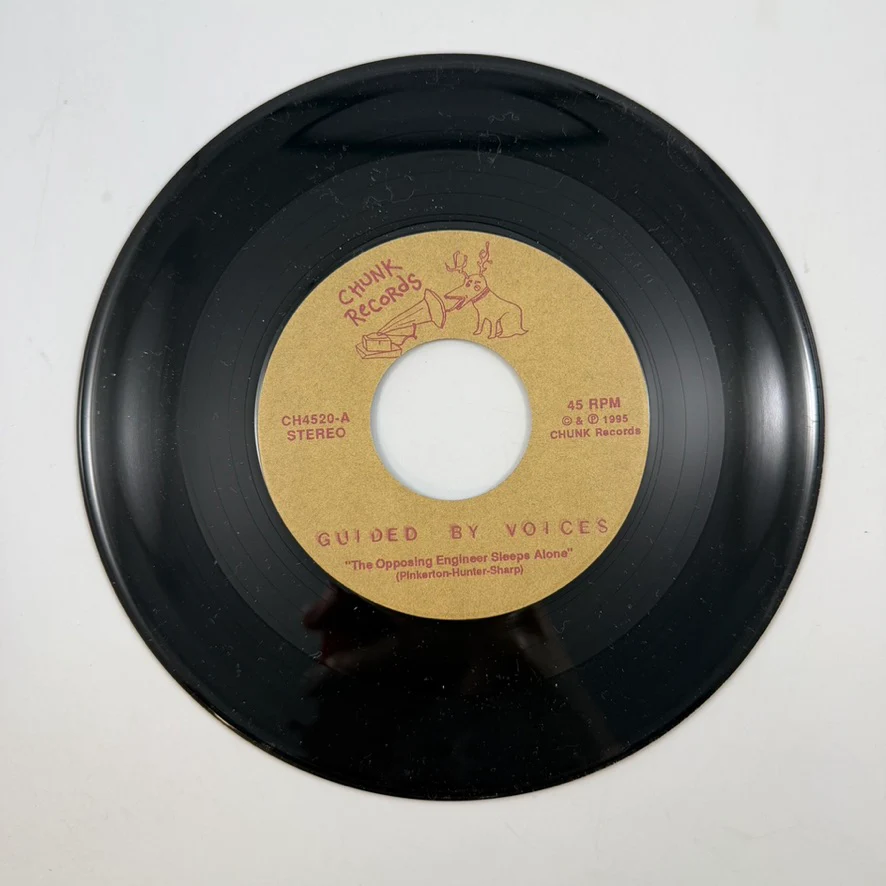 Guided By Voices / New Radiant Storm King – The Opposing Engineer Sleeps Alone / I Am A Scientist 7" USED Vinyl NM/VG+ - Image 3