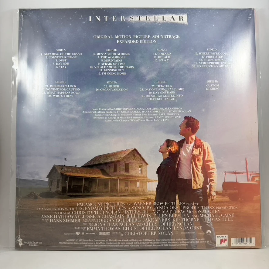 Hans Zimmer – Interstellar (Original Motion Picture Soundtrack) LP NOS Vinyl Mint Still Sealed - Image 2