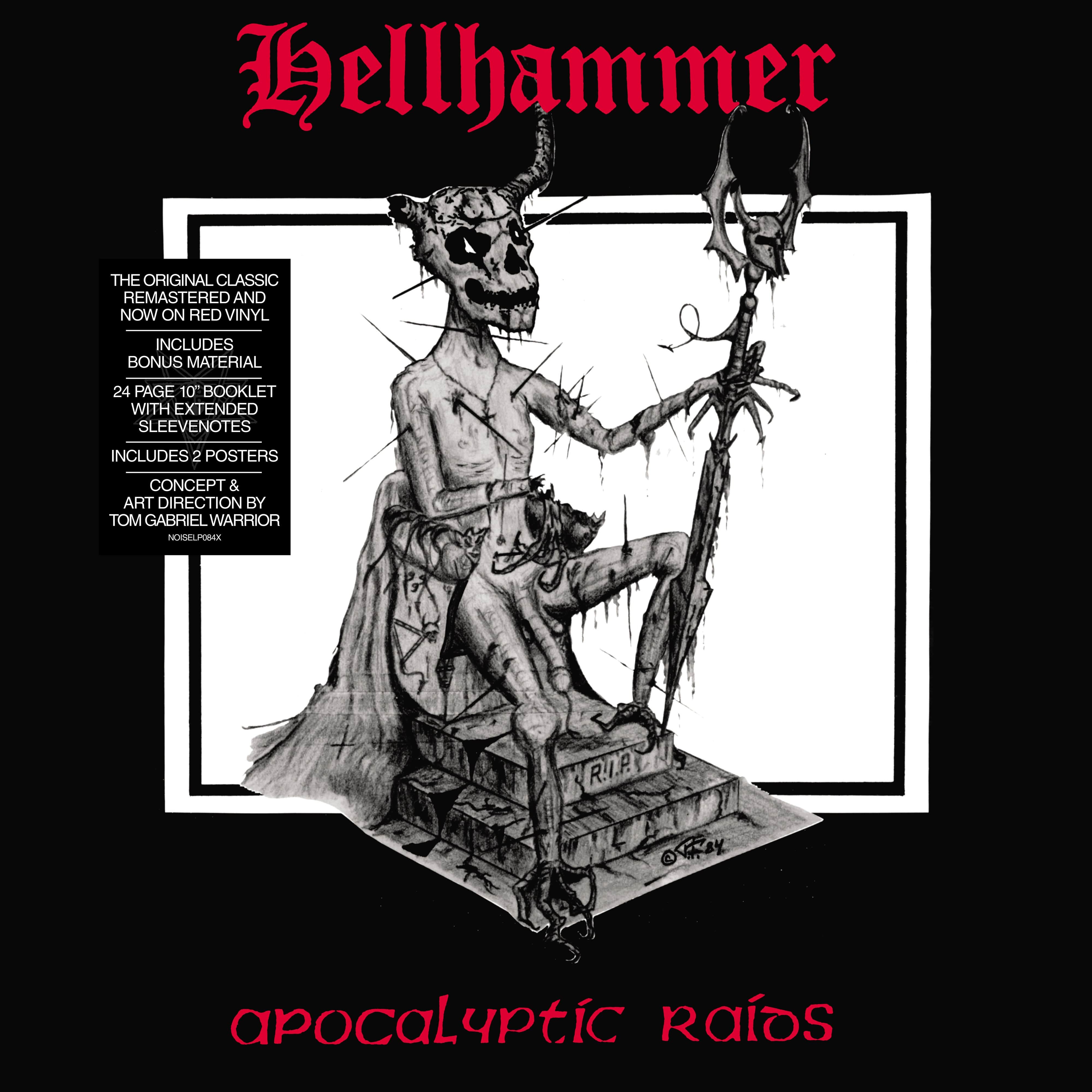 Hellhammer - Apocalyptic Raids LP NEW CELTIC FROST