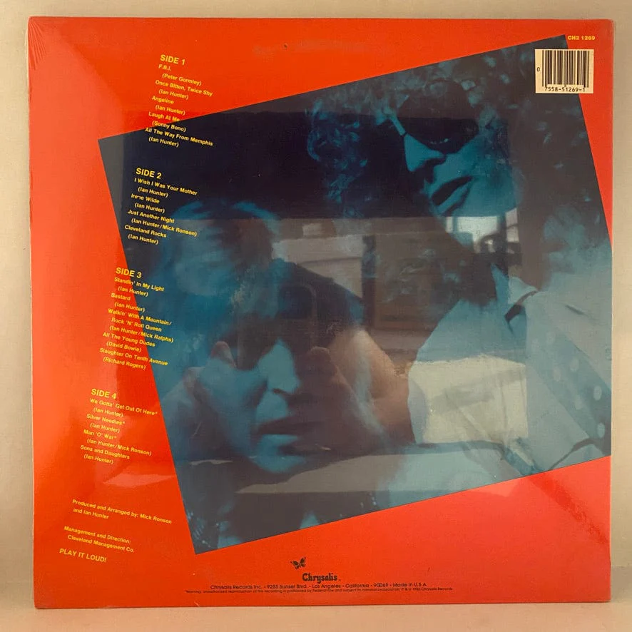 Ian Hunter – Welcome To The Club - Live 2LP USED NOS STILL SEALED 1980 Pressing - Image 2
